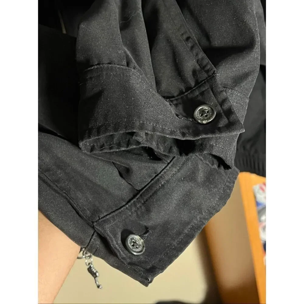 Vintage Polo Ralph Lauren Black Full Zip Harrington Jacket